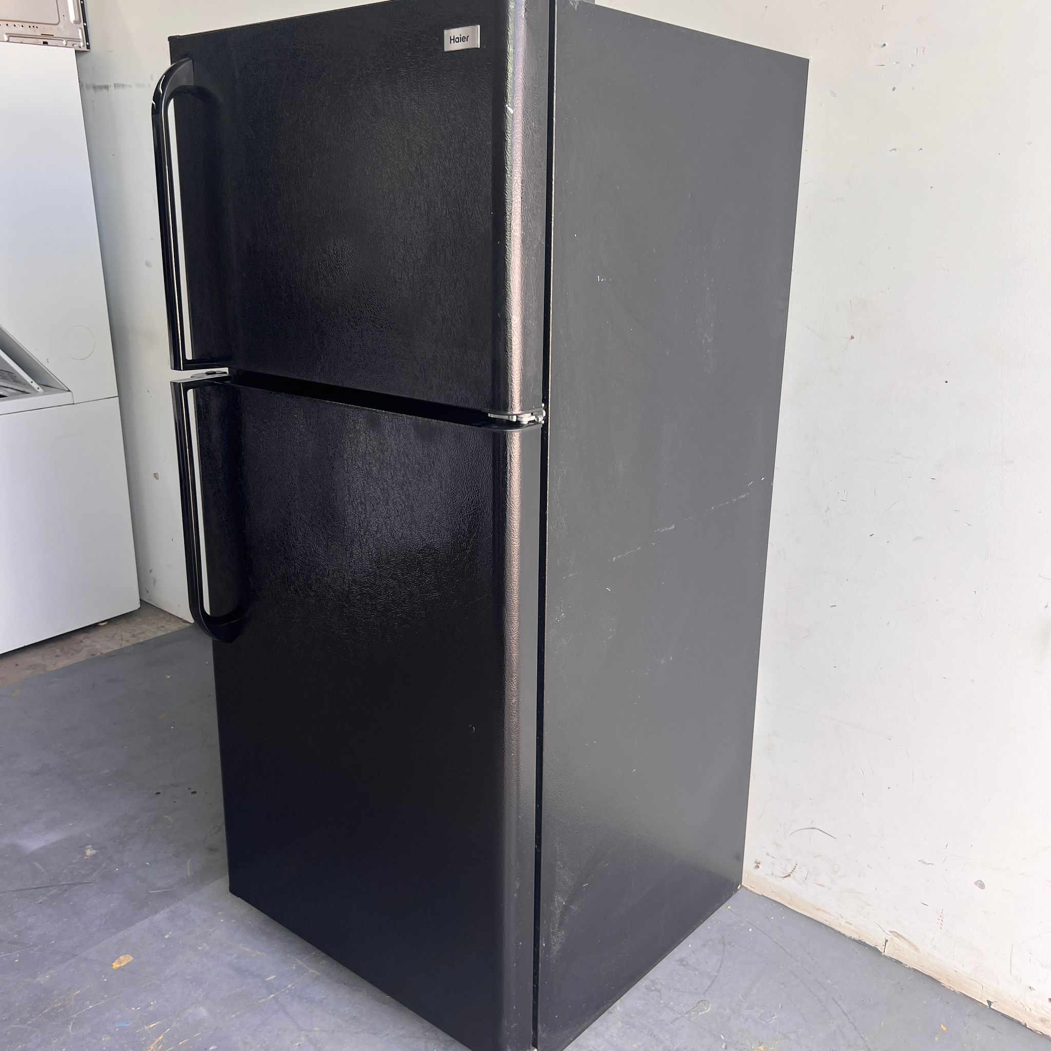 Haier Black Top and Bottom Refrigerator Haier Black Top and Bottom Refrigerator